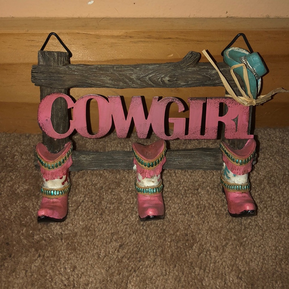 Cowgirl sign